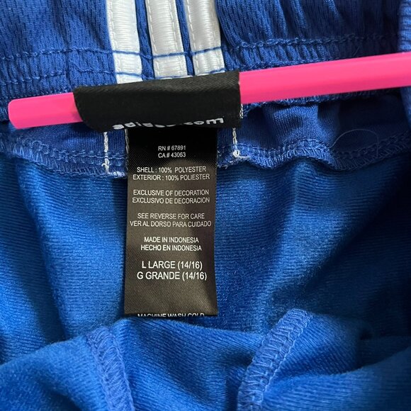 Adidas Golden State Warriors NBA Track Pant Youth Large 14/16 Blue - Picture 7 of 7